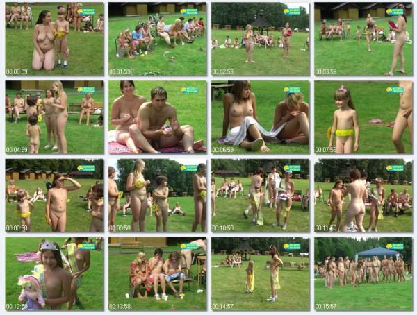 Naturist Freedom - beauty contest among young of girls of nudists